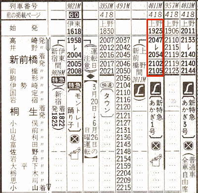 ち*し様 サボ(急行草津長野原～上野/篭原～上野) 草津温泉